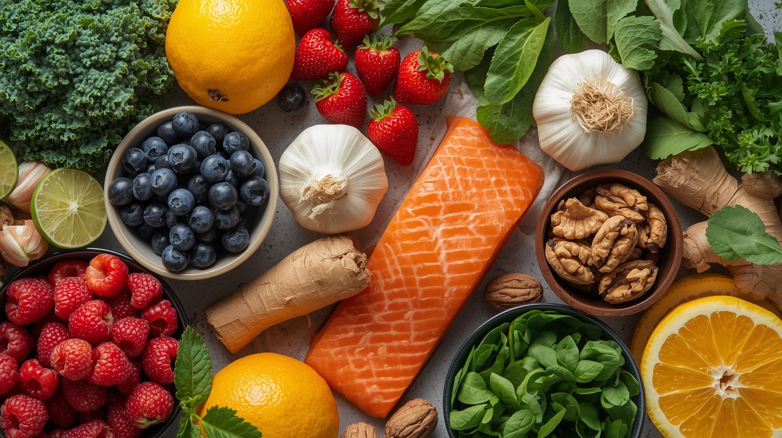 Descubra os 10 alimentos que fortalecem a imunidade e saiba como incluí-los no seu dia a dia para prevenir doenças e ter mais energia.