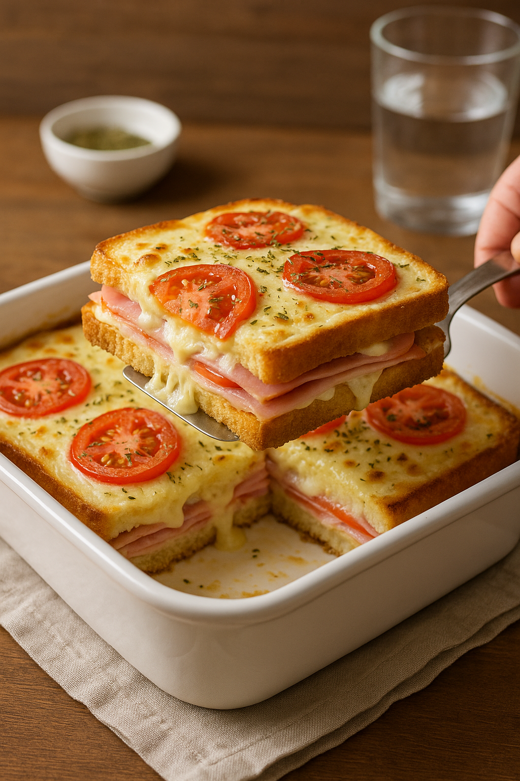 Crosta dourada, recheio cremoso e sabor de comida feita com carinho — o sanduíche de forno que conquistou a internet.