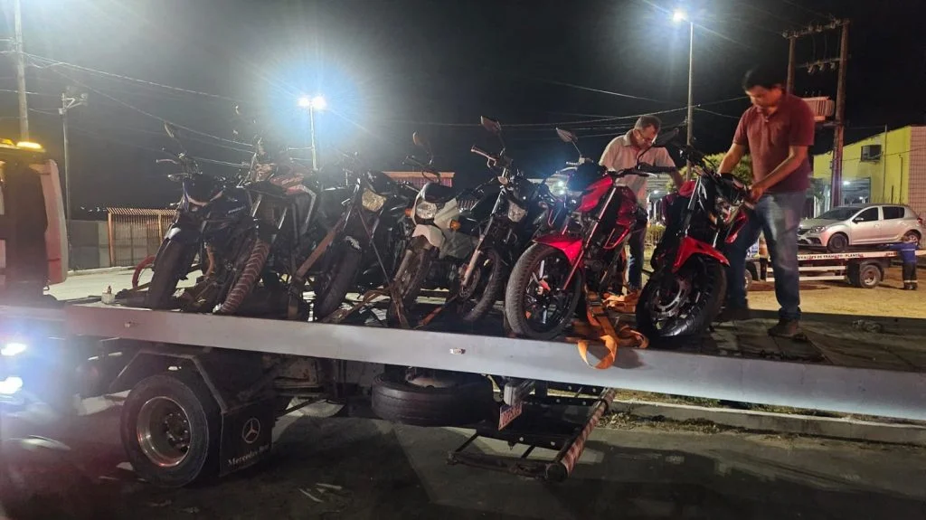 Operação Rolezinho apreende 24 motos e fecha bares irregulares em São Luís durante ação de combate à poluição sonora e veículos adulterados
