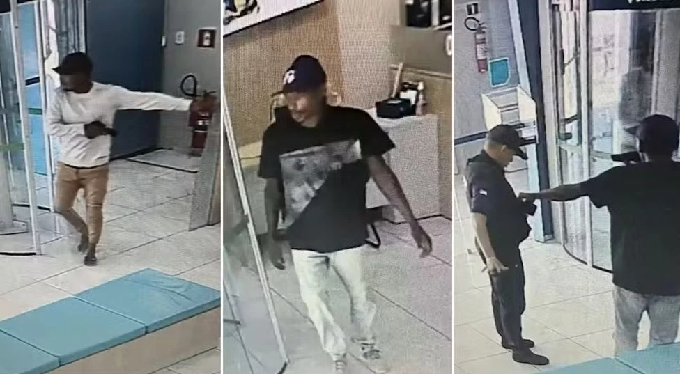 Dois homens assaltam agência em Itapecuru‑Mirim usando arma falsa, roubam dinheiro e carro do gerente; loja em Vila Maranhão foi palco de outro ataque, deixando comerciante ferido.