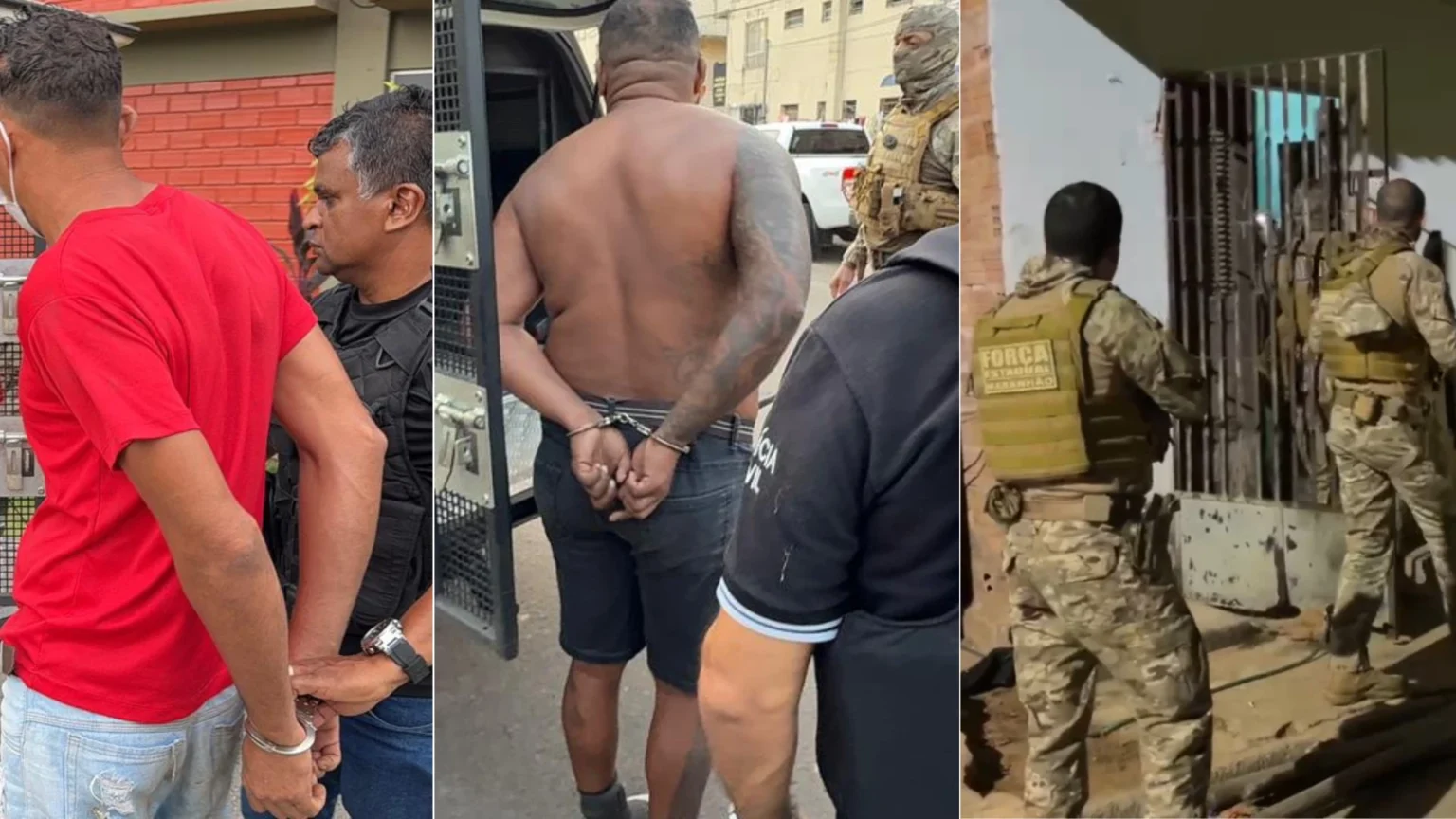 Dez suspeitos de tentativa de feminicídio, homicídio, tortura e roubo são presos na Região do Munim e São Luís em nova fase da Operação Captura.