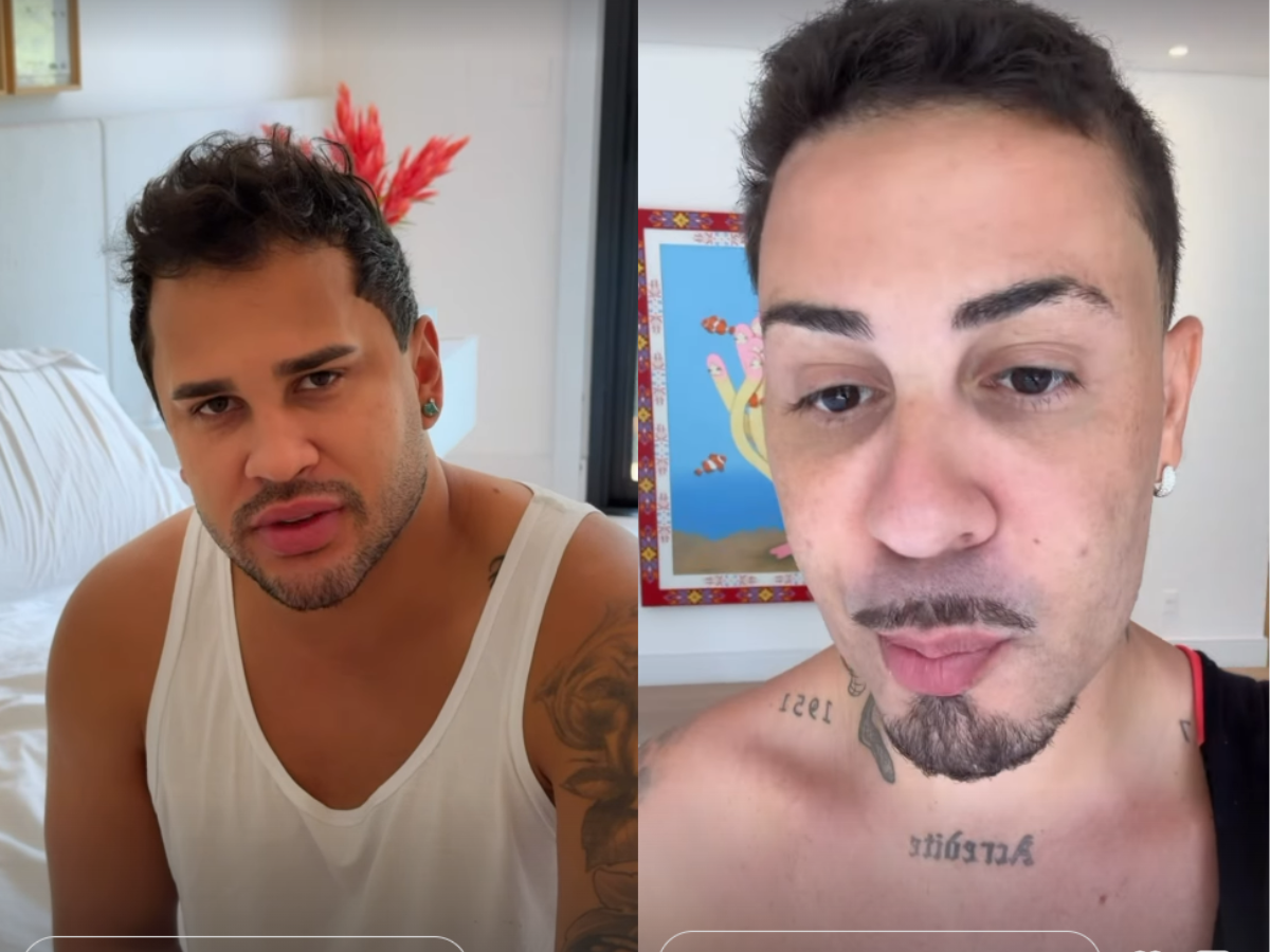 Lucas Guimarães e Carlinhos Maia têm recaída, dormem juntos, mas garantem: “A gente não voltou”.