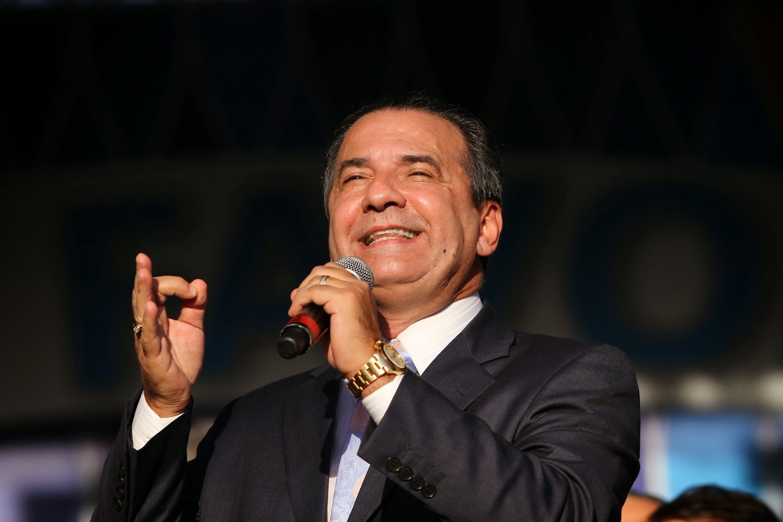 Silas Malafaia durante evento público; pastor é alvo de investigação da PF por suposto papel de liderança em núcleo que articulava ataques ao STF.